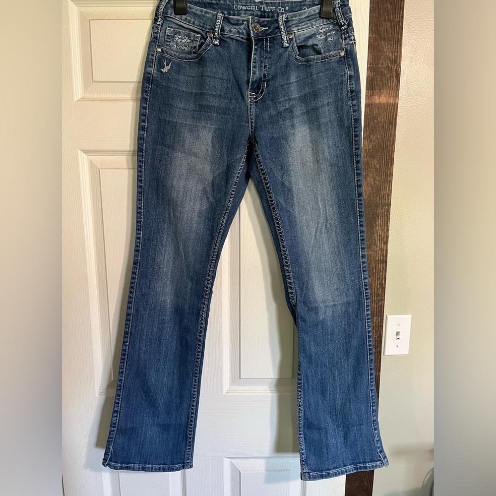 Cowgirl TUFF Jeans, 31w  35l, bootcut, style# JINSPR.